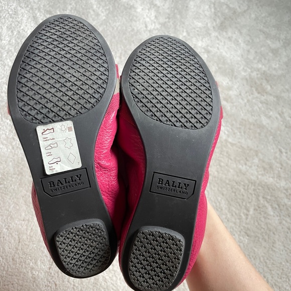 Bally Signiture Stripe Ballet Flat 6 - Picture 8 of 9